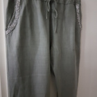 Made in Italy Pants / Rennot Housut / Pellavahousut - koko M - pikkukuva 2