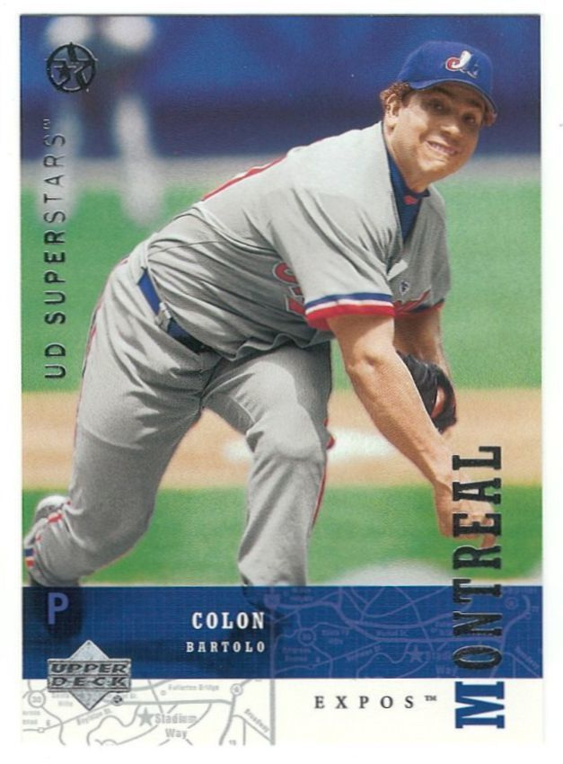 02-03 UD Superstars #136 Bartolo Colon