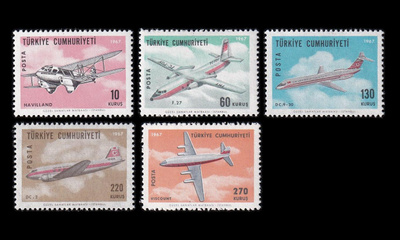 Turkki 2046-50 ** Turkish Airlinesin lentokoneet (1967)