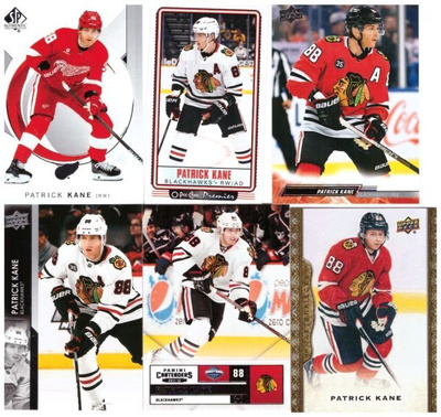 6 x PARICK KANE Chicago Blackhawks