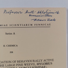 Paavo Kalo : Structure elucidation of behaviourally activ... - pikkukuva 2