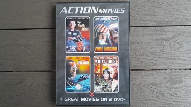 DVD: Action Movies - 4 toiminta elokuvaa 2:lla DVD:llä
