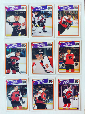 88-89 Opc - Philadelphia Flyers 9kpl