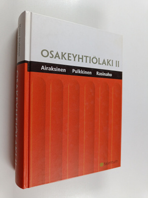 Manne Airaksinen : Osakeyhtiölaki II