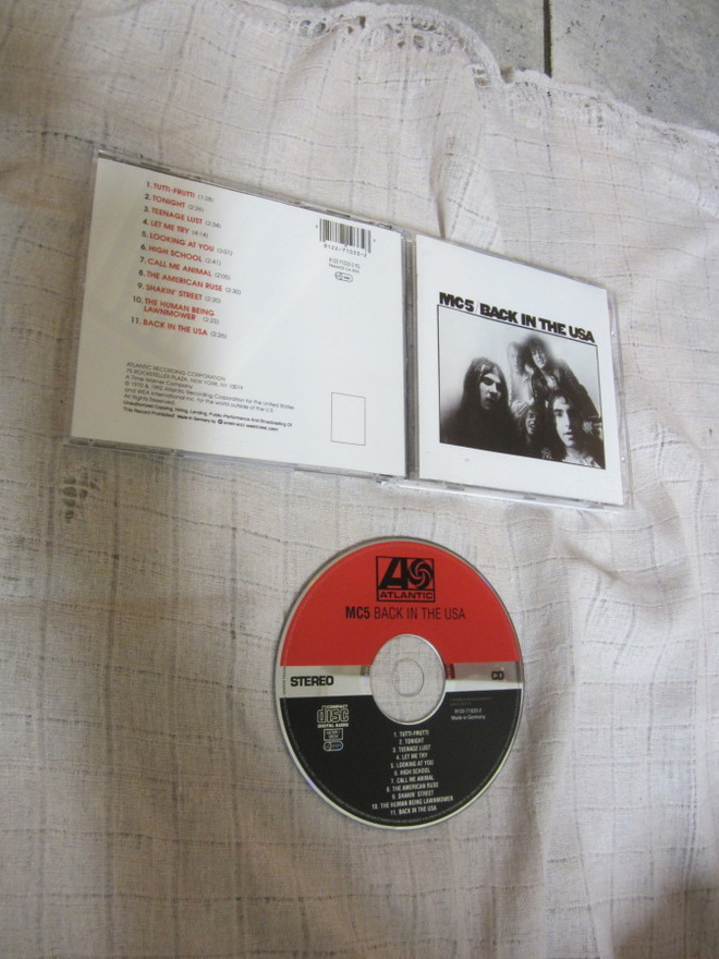 MC5 - BACK IN THE USA : uudenveroinen cd v 1992