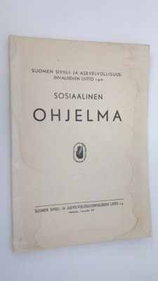 Suomen siviili- ja asevelvollisuusinvaliidien liitto ry:n...
