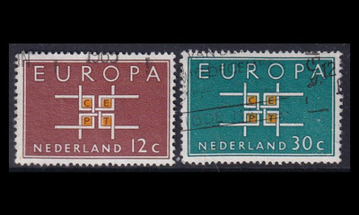 Alankomaat 806-7 o Europa (1963)