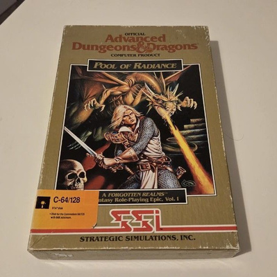 AD&D: Pool of Radiance (C64/128) (1988)