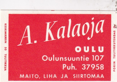 Oulu. A. Kalaoja   7/10