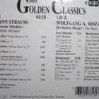 Golden Classics 2 CD set Strauss / Mozart kahden levyn CD - pikkukuva 2