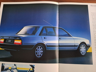Peugeot 505 -esite, 1989