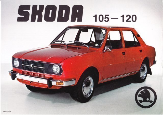 Skoda 105-120 -esite 70-luvun lopusta