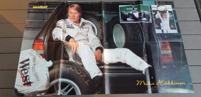 Mika Häkkinen / Aaron Carter Juliste