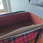 Vintage ruudullinen laukku - pikkukuva 4