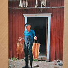 norjalainen kalastaja, kuivakalaa, kulkenut 1987 - pikkukuva 1