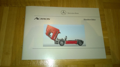 Mercedes-Benz Actros huoltovihko (tyhjä) , 1996