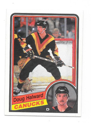 1984-85 OPC #320 Doug Halward Vancouver Canucks
