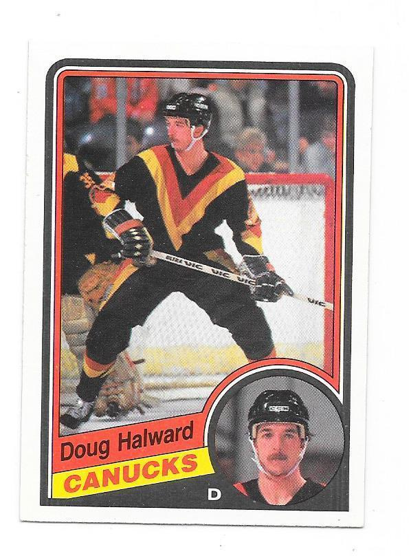 1984-85 OPC #320 Doug Halward Vancouver Canucks