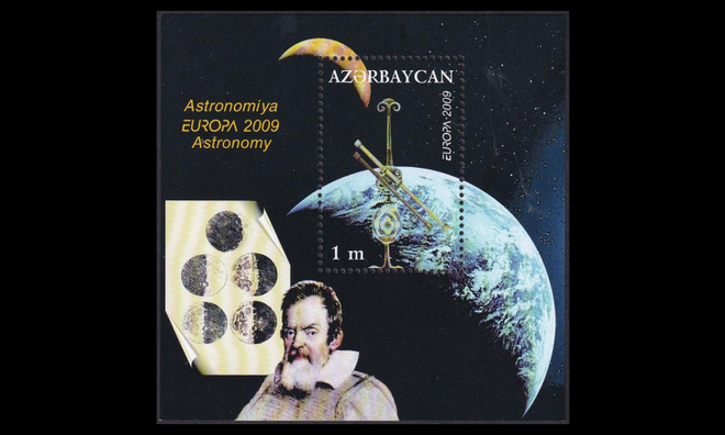 Azerbaidžan 760BL85 ** Europa astronomia 2009