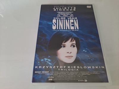 Kolme väriä Sininen Krzysztof Kieslowskin Trilogia (DVD)