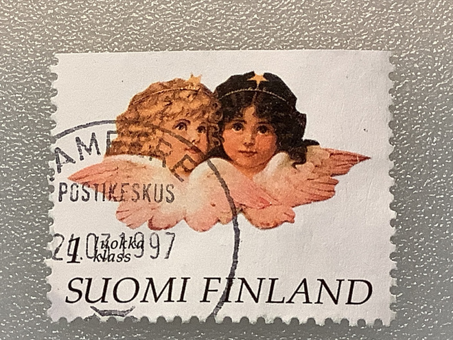 1363/ 1997 Kiiltokuvia 1/8 o leimattu loisto