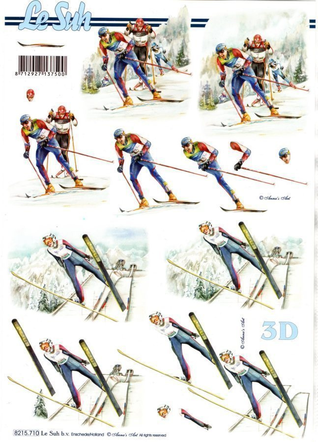 3D "HIIHTOKILPAILUJA & MÄENLASKUA" / Le Suh