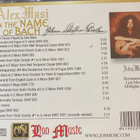 Alex Masi: In the Name of Bach cd - pikkukuva 2