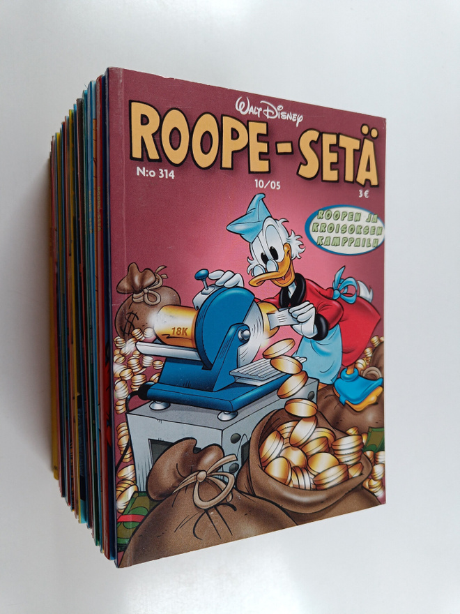 Roope-setä -setti (nrot 298-301, 302-309, 311-314)