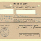 Sotavakuutusmaksujen maksukuitteja 1943 - pikkukuva 3