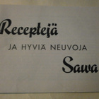 SAWA-monikäyttöpannu; käyttö- ja ruokaohjeet + reseptit 1963 - pikkukuva 4