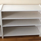 Valkolakattu LUNDIAN CLASSIC -HYLLYKKÖ 205cm x 78cm x 40cm - pikkukuva 1