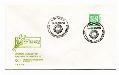 Kouvola: Lionsliitto (erikoisleima 4.6.1976)