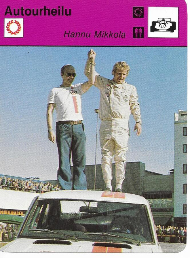 Concert Hall 1978 Hannu Mikkola Autourheilu