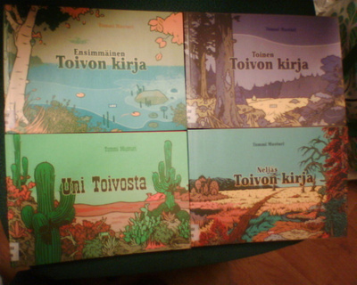 Tommi Musturi : TOIVON KIRJA 1-4 ( 2007-2011 ) Sis.pk:t