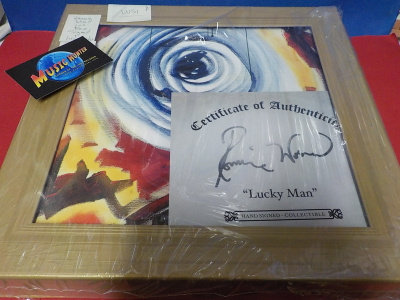 RON WOOD - LUCKY MAN UUSI 12'' BOX SET + NIMIKIRJOITUS