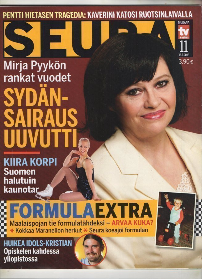 Seura n:o 11 2007 Mirja. Kirka on poissa. Kikka. Kiira.
