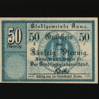 Saksa Notgeld 50 Pfennig, Auma 12.1.1917 VF+ - pikkukuva 1