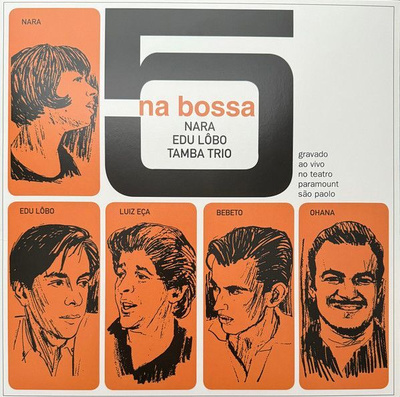 NARA LEAO, TAMBA TRIO, EDU LOBO: 5 Na Bossa LP - UUSI
