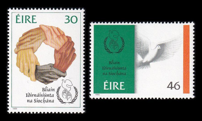 Irlanti 603-4 ** Kansainvälinen rauhan vuosi (1986)