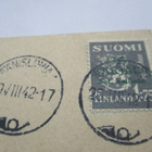 1942 Äänislinna 1,75mk vihreä lp kortilla - pikkukuva 2