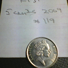Fiji 5 cents 2009, km#119 - pikkukuva 2