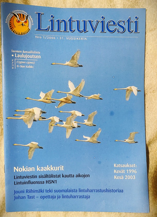 LINTUVIESTI 1/ 2006 - Pily yhdistyslehti