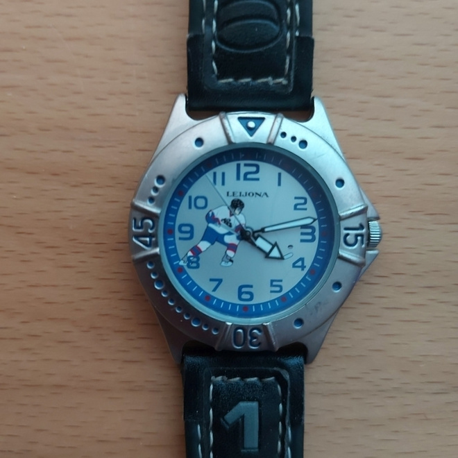 Leijona jääkiekko kello Vintage