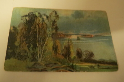 VANHA POSITKORTTI KULKENUT