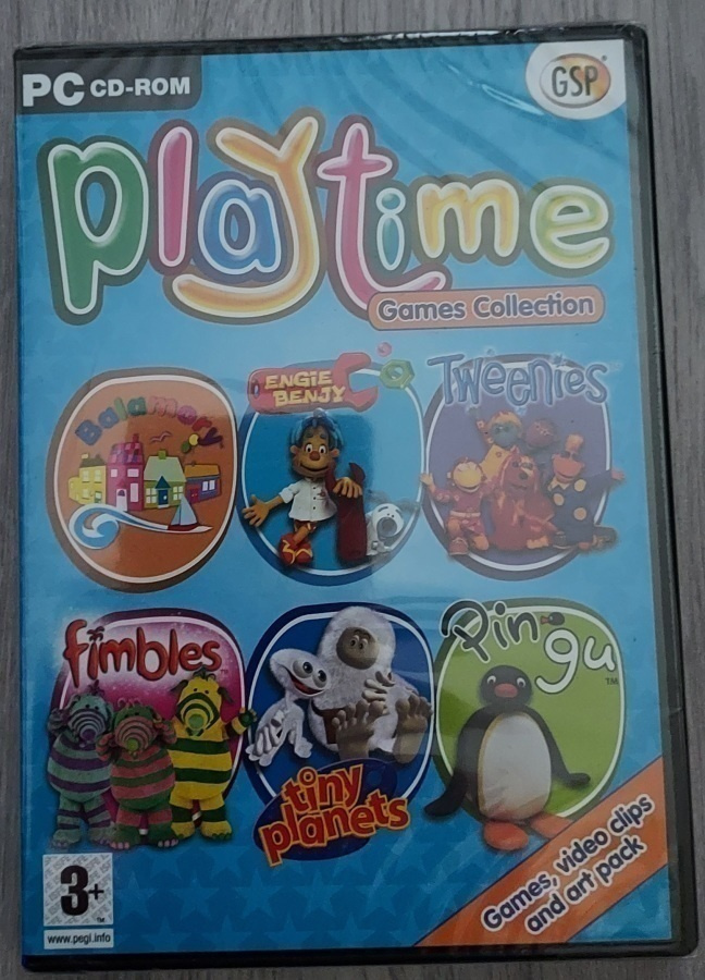 * Playtime Collection 6 Peliä PC Uusi/Sinetöity Lue Kuvaus