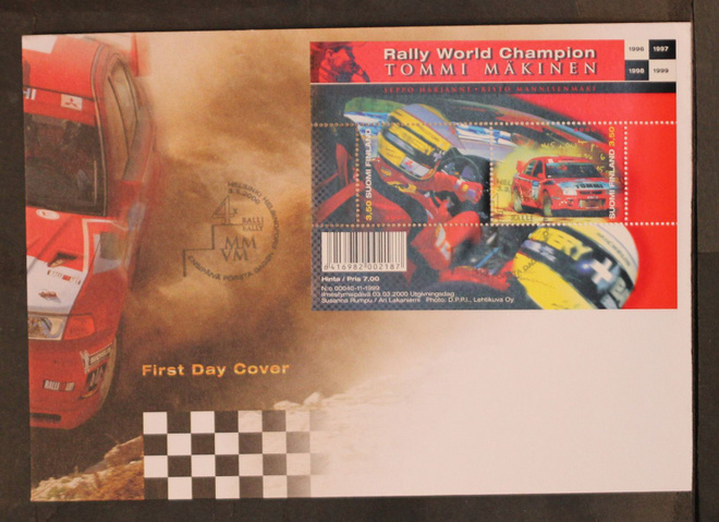 # 23365 # BL - 24 - Tommi Mäkinen FDC - 2000
