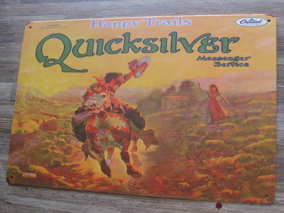 Peltikyltti  Quicksilver / Happy Trails