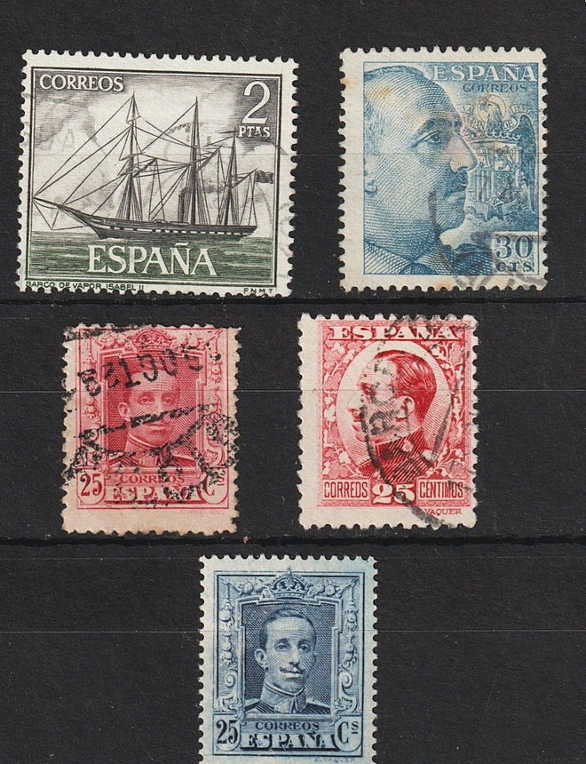1922 alkaen ESPANJA 5 kpl merkkejä