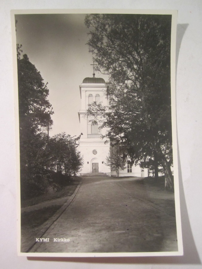 VANHA Postikortti Kymi Kotka 1950-l Alkup.Mallikappale