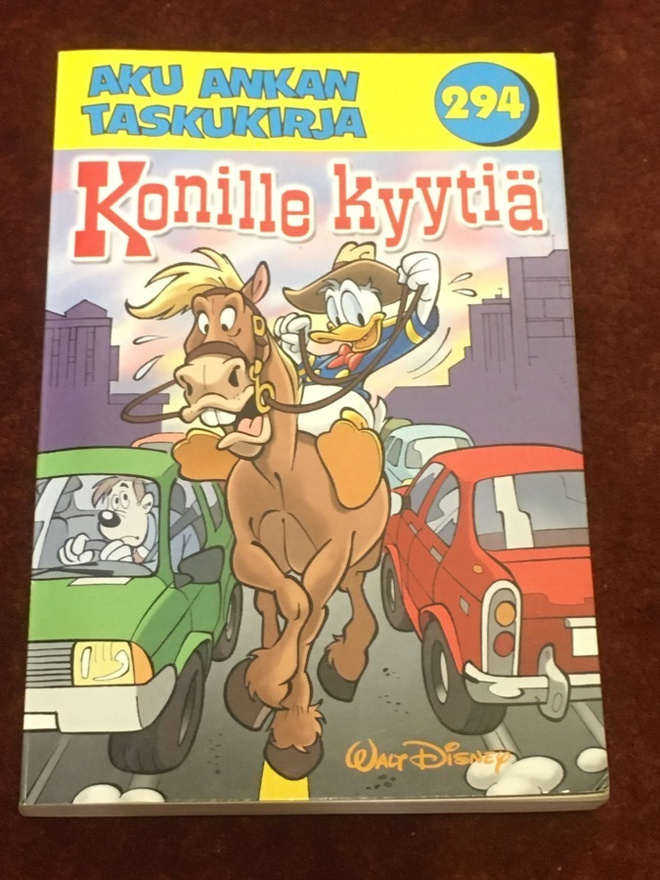 AKU ANKAN TASKUKIRJA - 294 - KONILLE KYYTIÄ